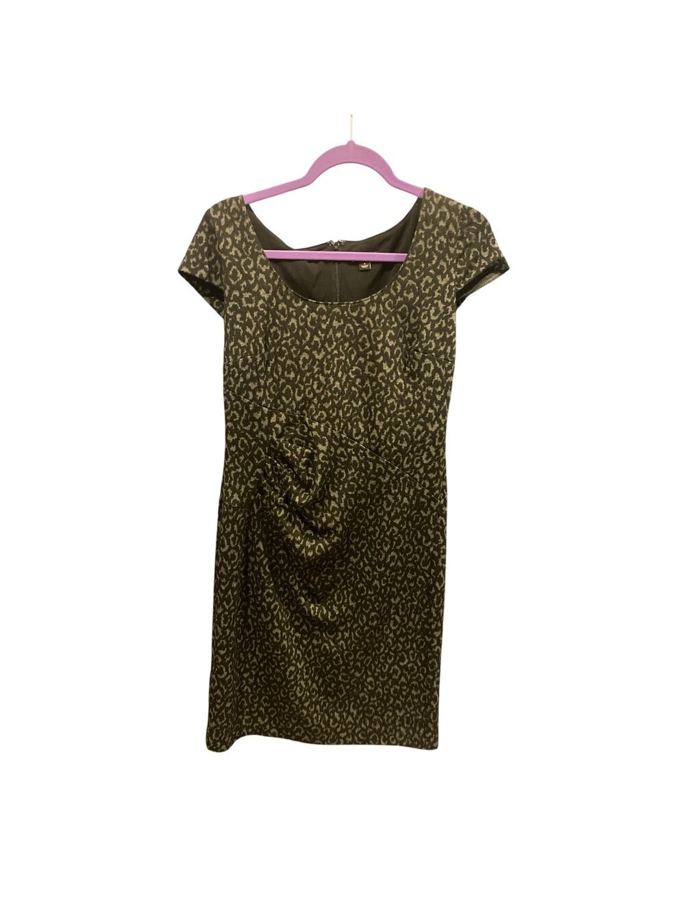 Ann Taylor Leopard Print Sheath Dress Size 4